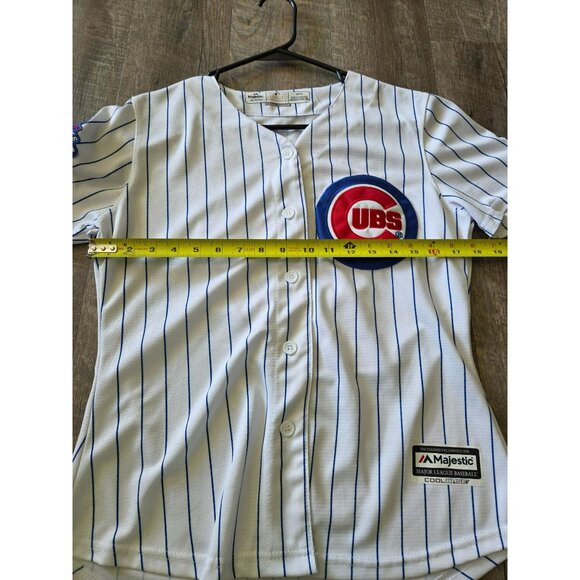 CUBS #17 Bryant Majestic 2016 World Series Champions Baseball Jersey Women's Sma - Picture 9 of 10